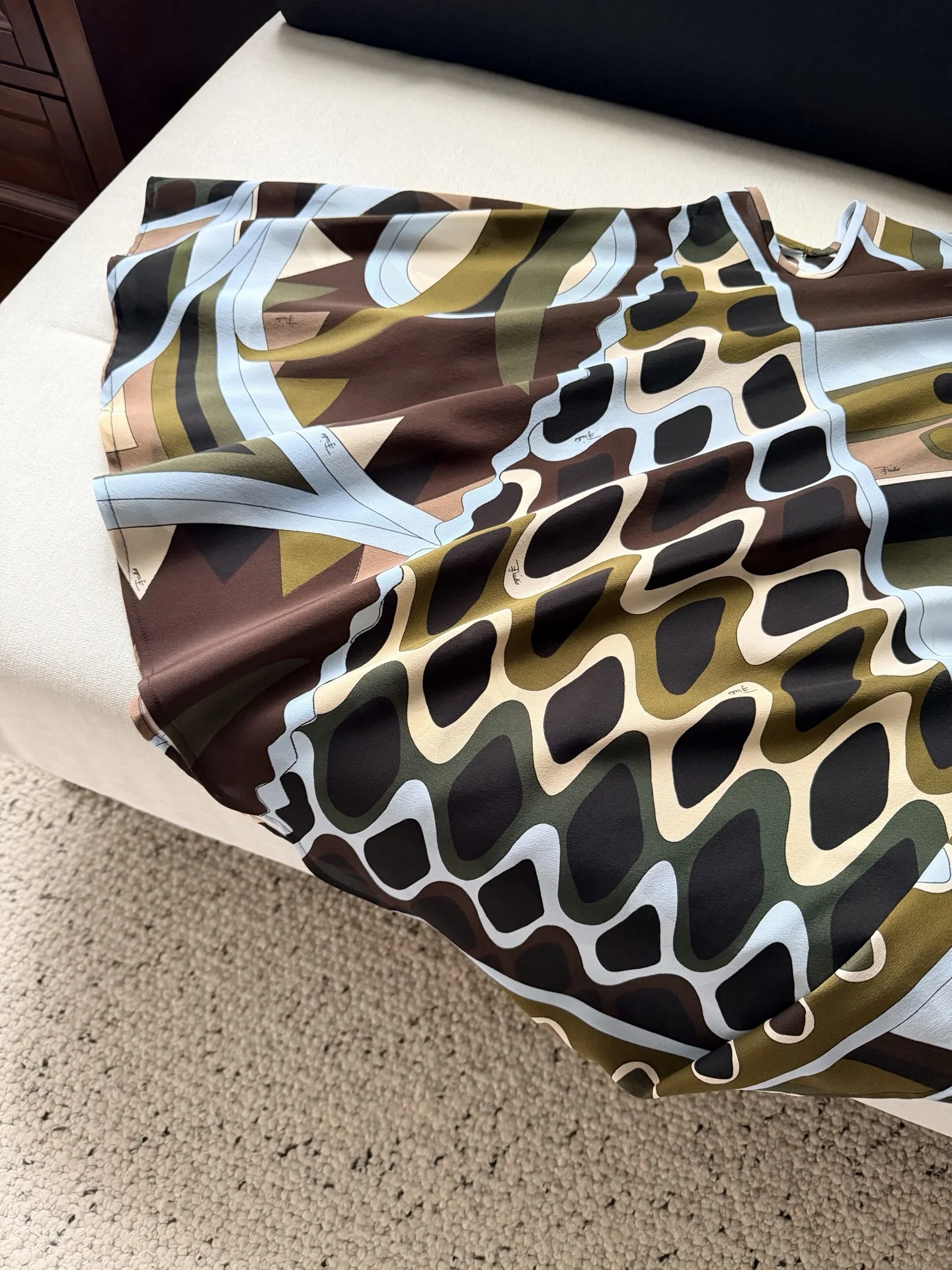 PUCCI Skirts Silk Crepe Brown-Green One Size A020202609060958 - Image 6