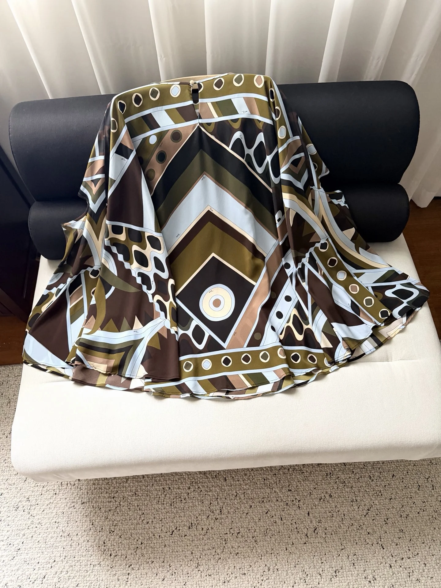 PUCCI Skirts Silk Crepe Brown-Green One Size A020202609060958 - Image 9