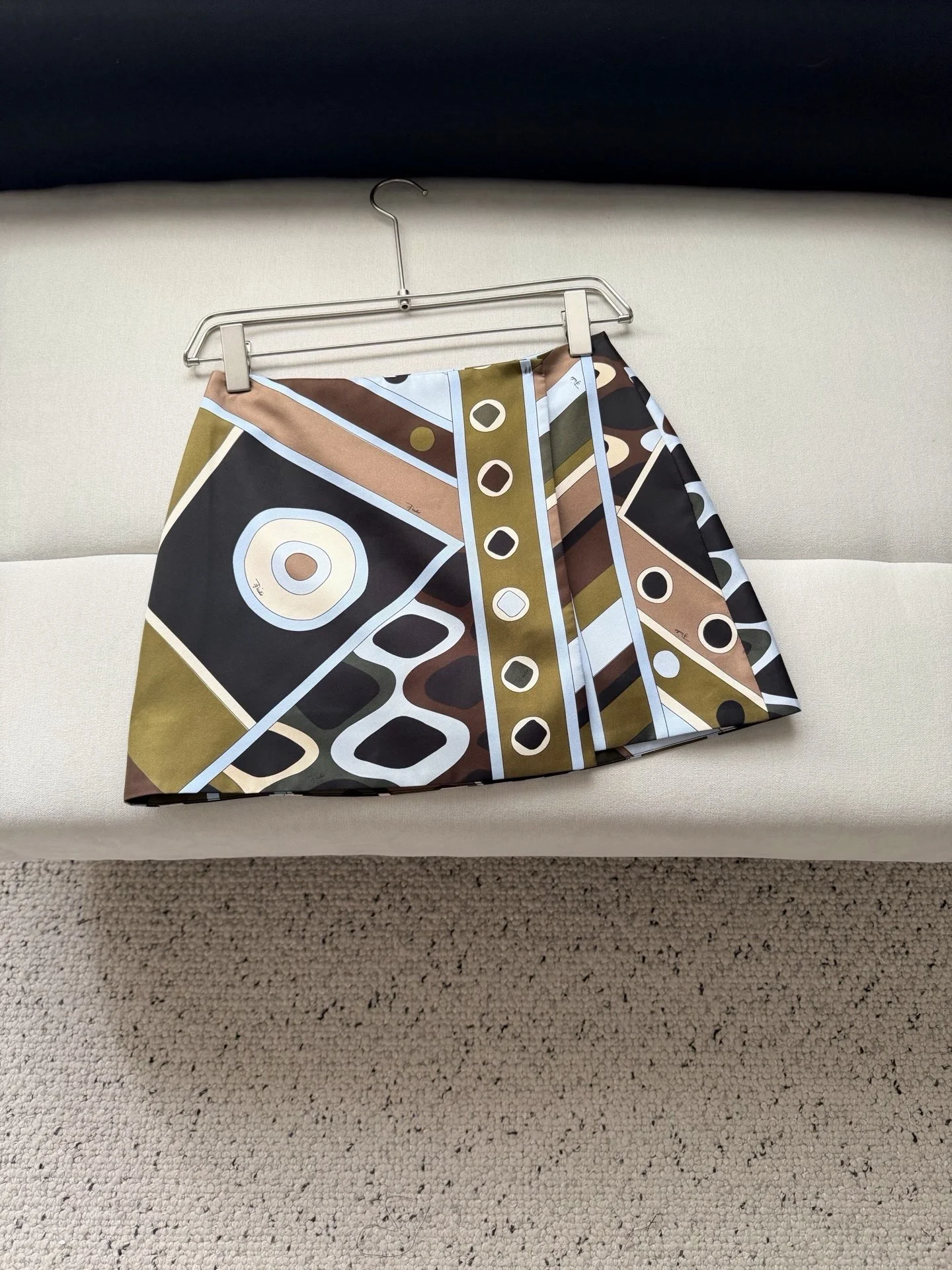 PUCCI Skirts Silk Twill Black-Brown-Olive-Lightblue-White 36-42 D15202609060952