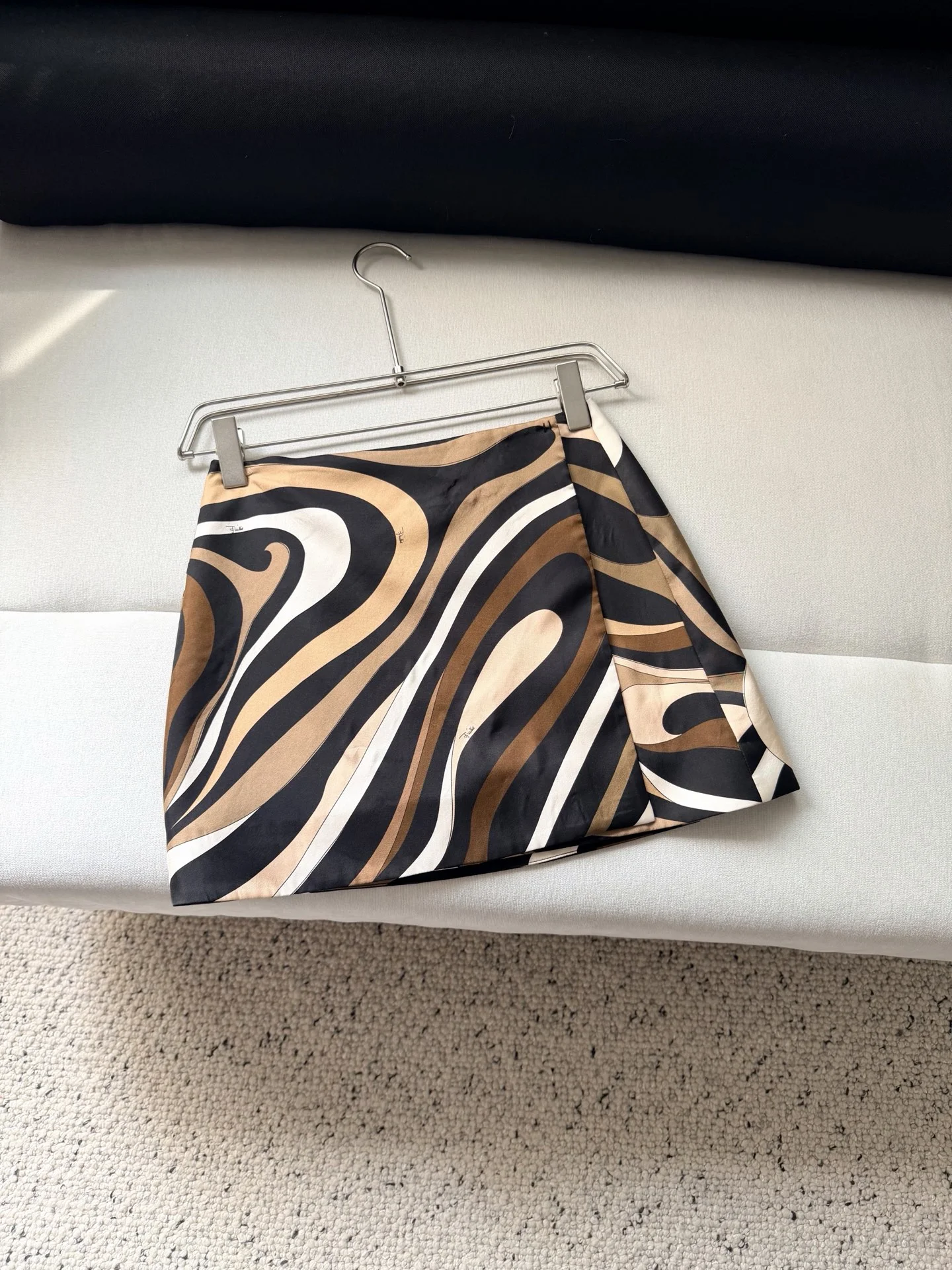PUCCI Skirts Silk Twill Black-Brown-White 36-42 D15202609060963