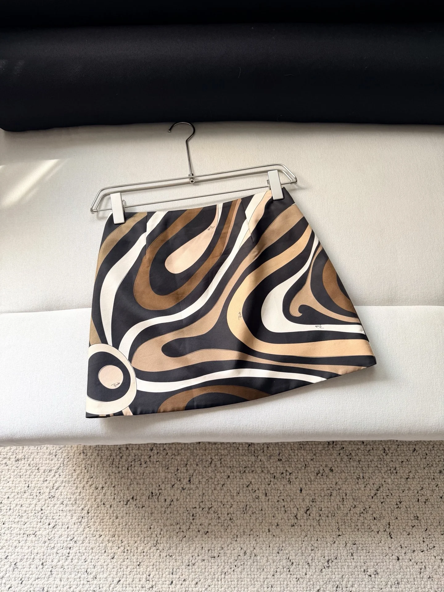 PUCCI Skirts Silk Twill Black-Brown-White 36-42 D15202609060963 - Image 9