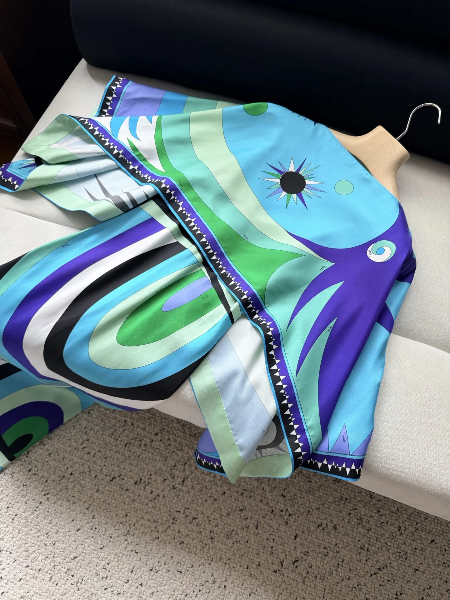 PUCCI Skirts Silk Twill Blue-Green 36-42 A020202609062445 - Image 4