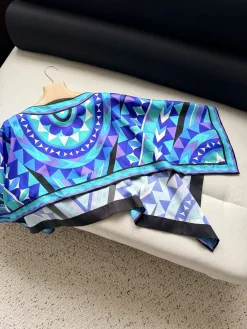 Alternative view of PUCCI Skirts Silk Twill Blue-Purple 36-42 A020202609063525