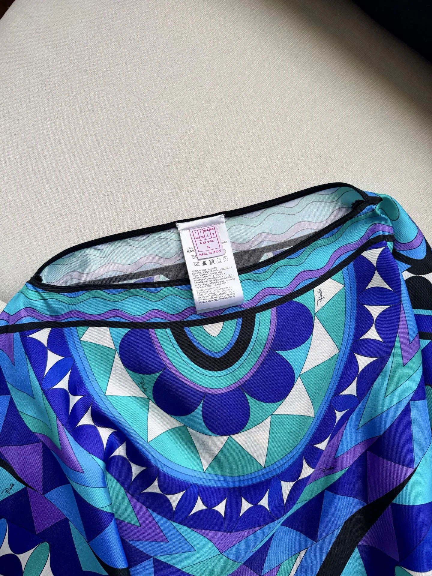 PUCCI Skirts Silk Twill Blue-Purple 36-42 A020202609063525 - Image 5