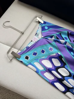 Alternative view of PUCCI Skirts Silk Twill Purple-Blue-White-Black One Size E15202609063519