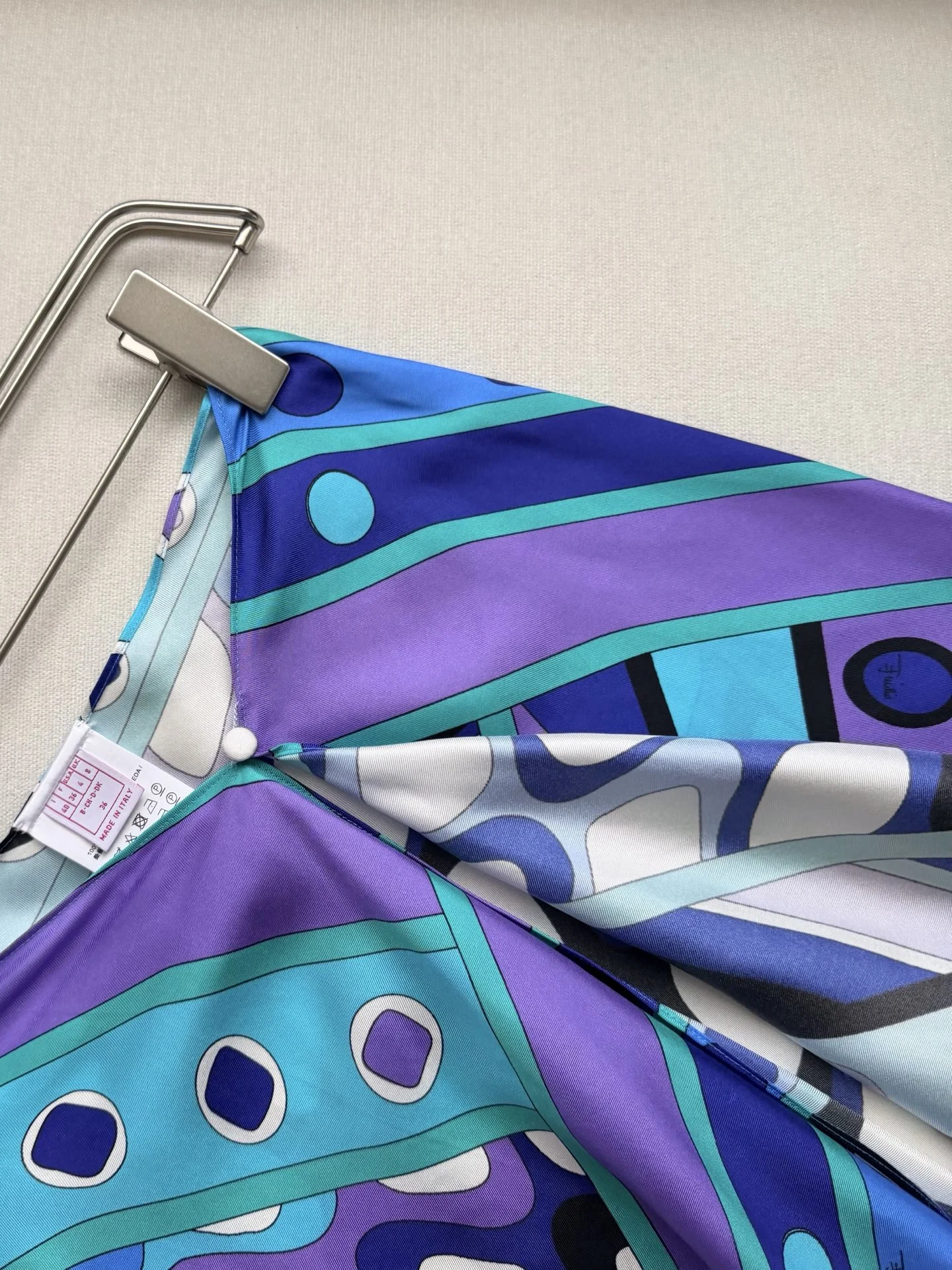 PUCCI Skirts Silk Twill Purple-Blue-White-Black One Size E15202609063519 - Image 4