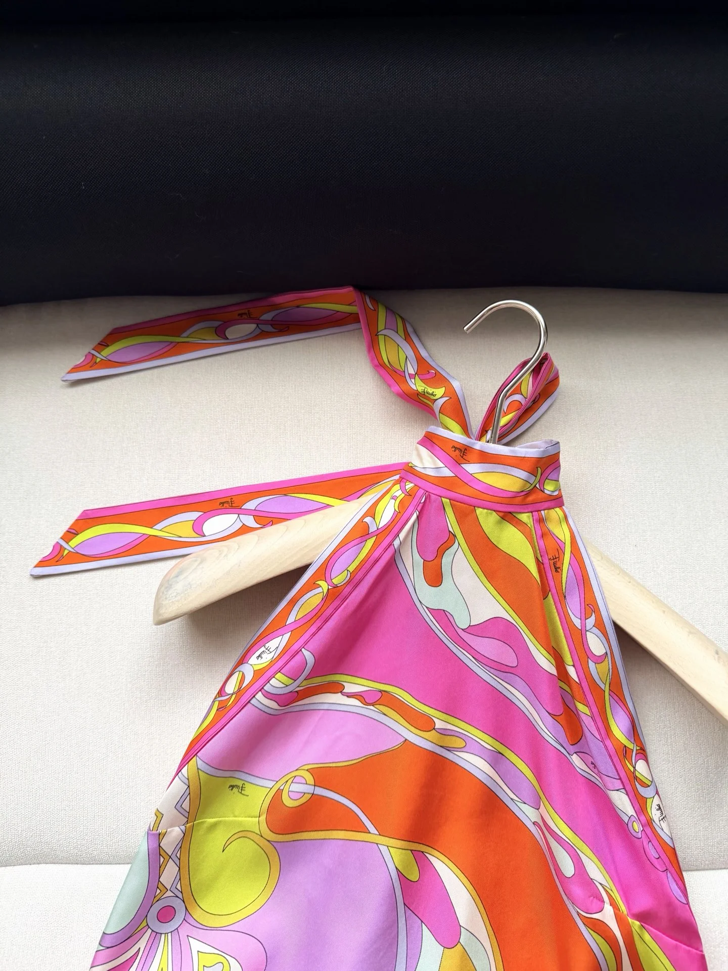 PUCCI Swimwear Silk Twill Pink-Orange-Yellow-Purple One Size C25202609062403 - Image 2