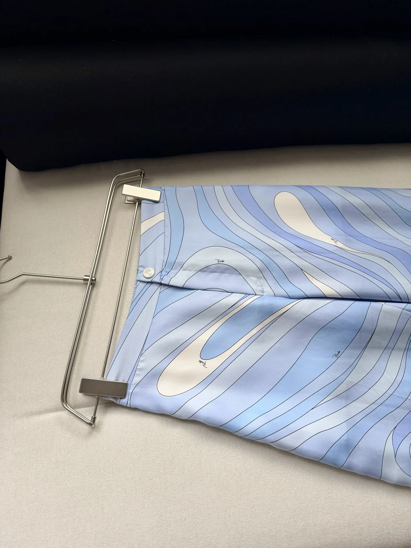 PUCCI Trousers Blue-White S-L E15202609063504 - Image 2