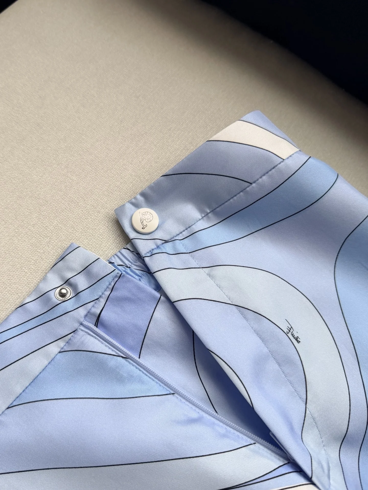 PUCCI Trousers Blue-White S-L E15202609063504 - Image 3