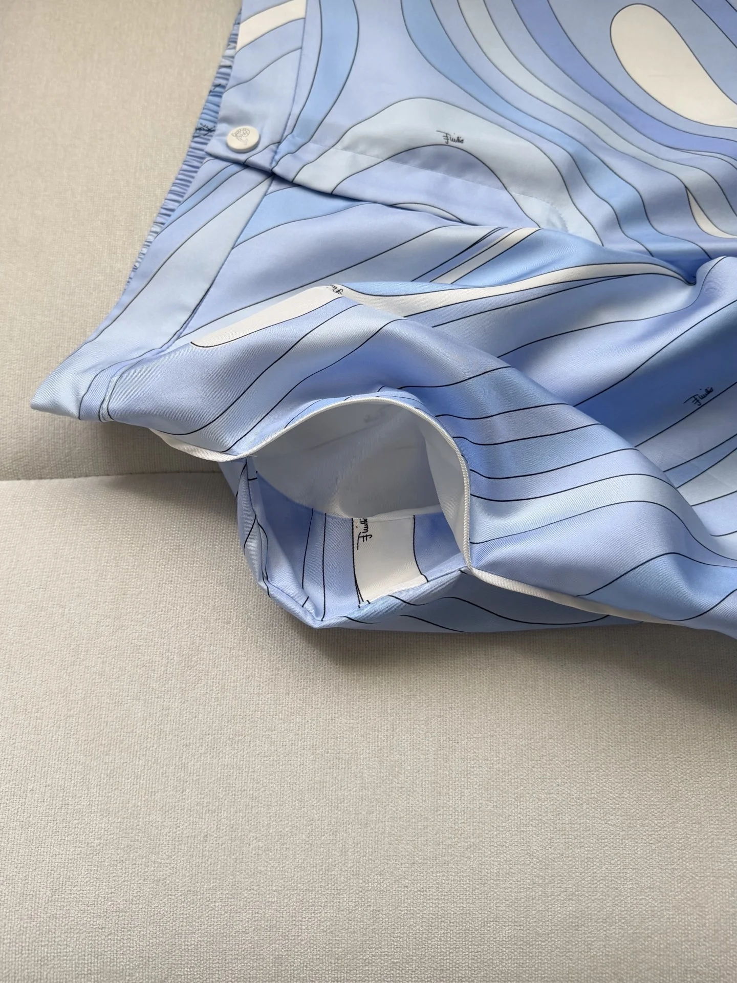 PUCCI Trousers Blue-White S-L E15202609063504 - Image 4