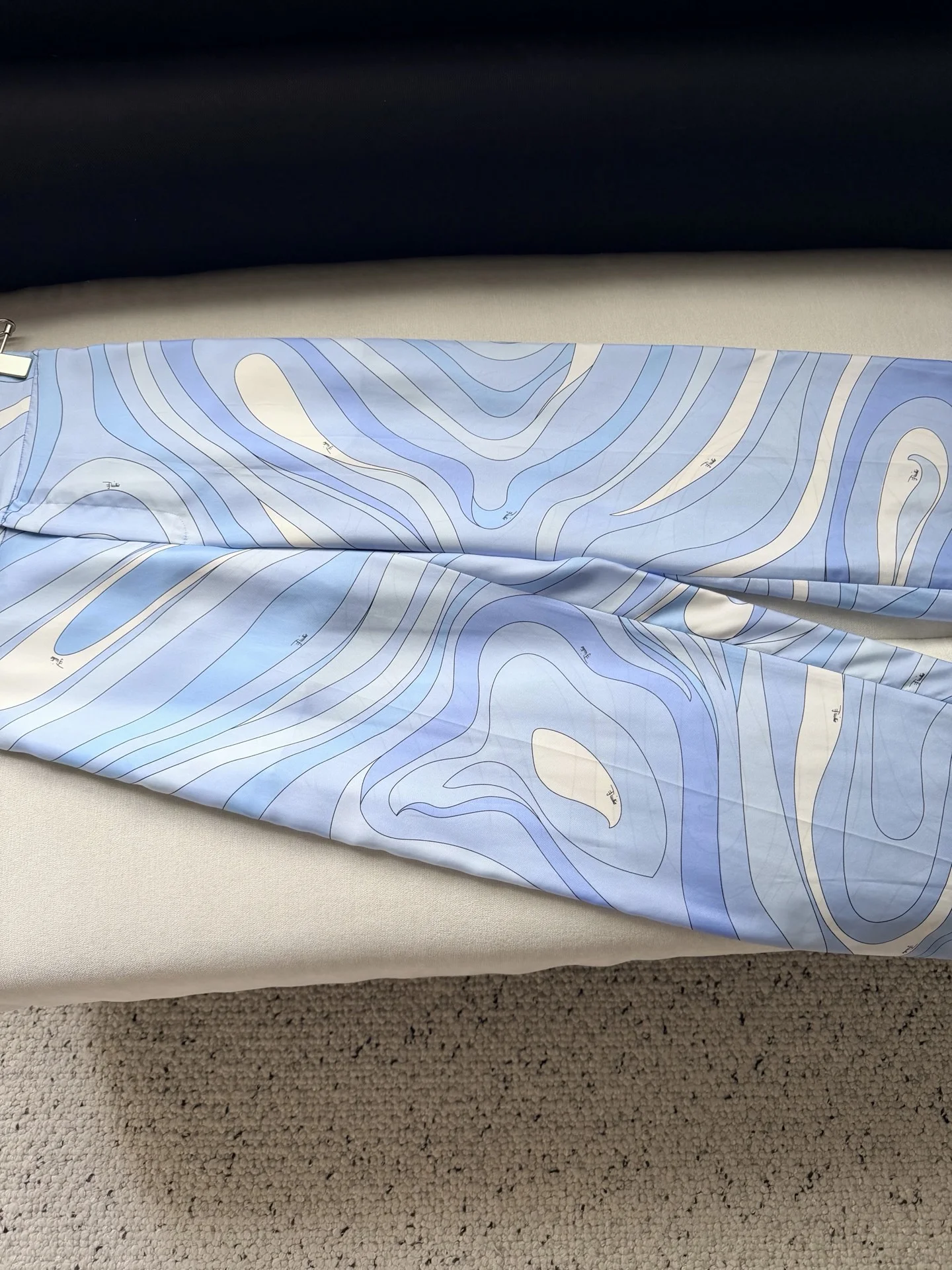 PUCCI Trousers Blue-White S-L E15202609063504 - Image 5