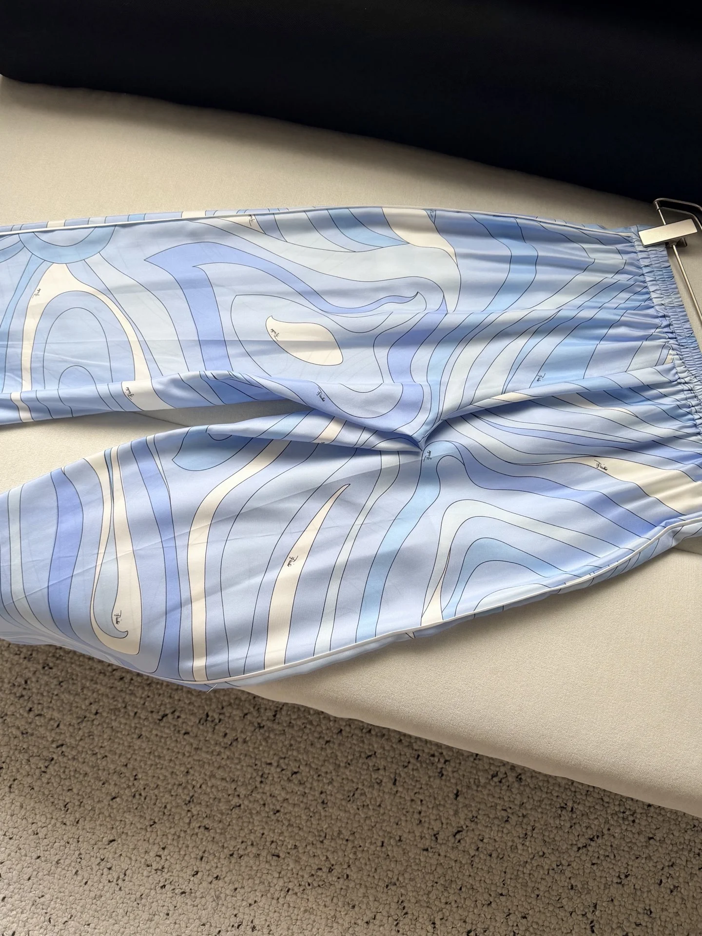PUCCI Trousers Blue-White S-L E15202609063504 - Image 6