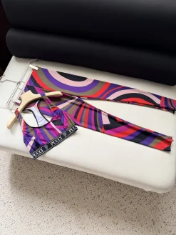 Alternative view of PUCCI Trousers Lycra Purple-Pink-Red-Black-Brown-White 36-42 C25202609060970