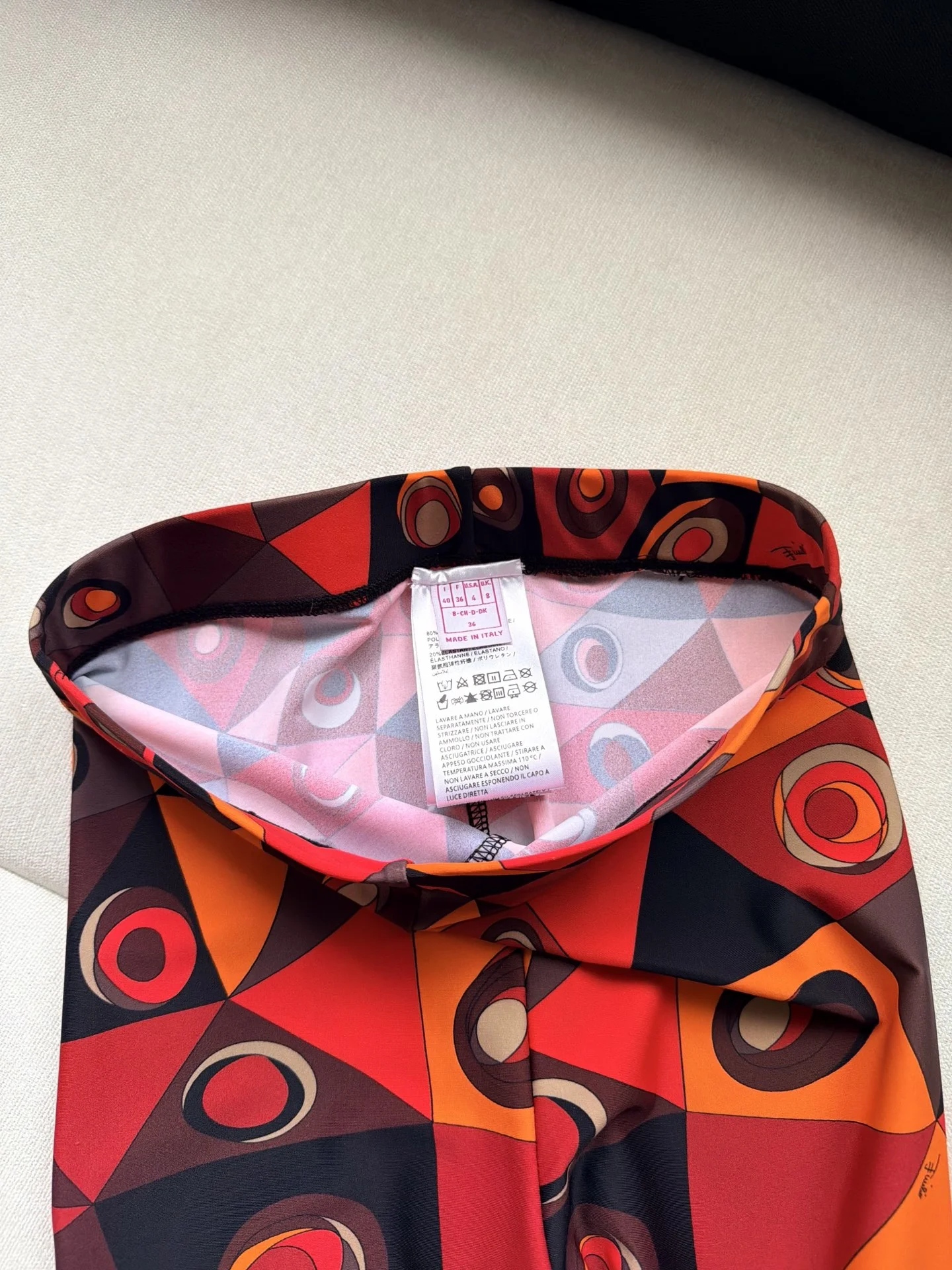 PUCCI Trousers Lycra Red-Orange-Black 36-42 C25202609060965 - Image 9