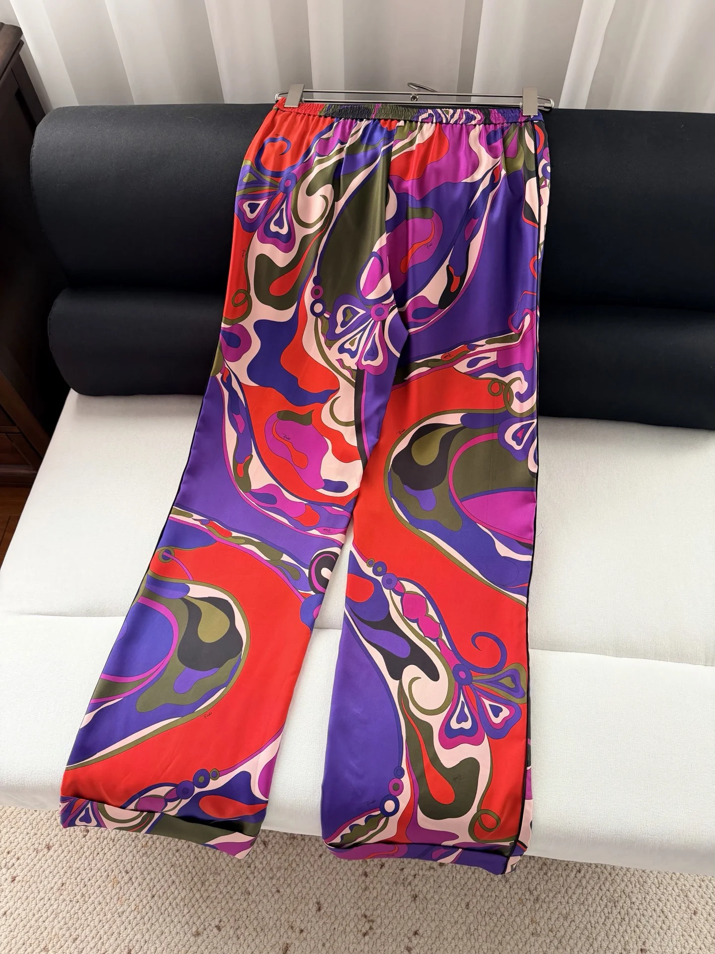 PUCCI Trousers Red-Purple-Green S-L E15202609063534 - Image 9