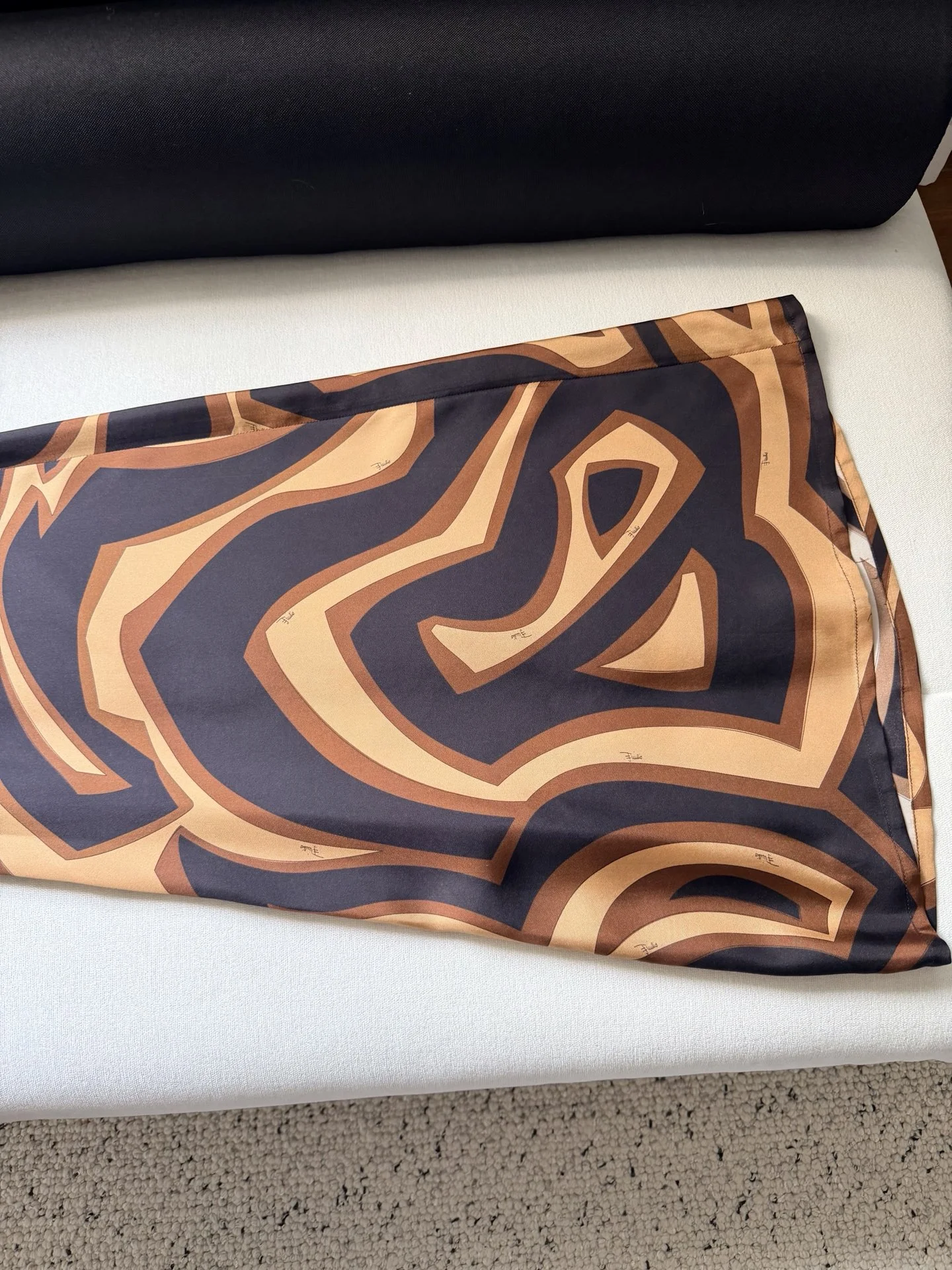 PUCCI Trousers Silk Twill Brown-Black 36-42 E15202609060947 - Image 8