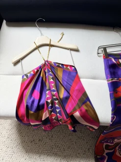 PUCCI Vests Silk Purple-Pink One Size C25202609060936