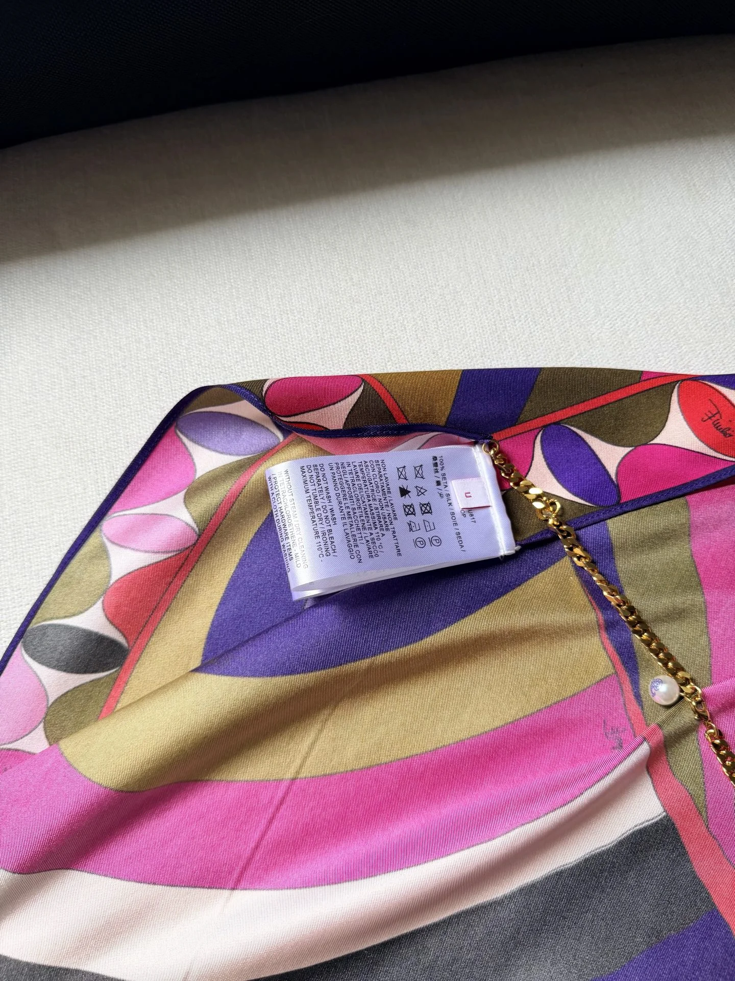 PUCCI Vests Silk Purple-Pink One Size C25202609060936 - Image 4