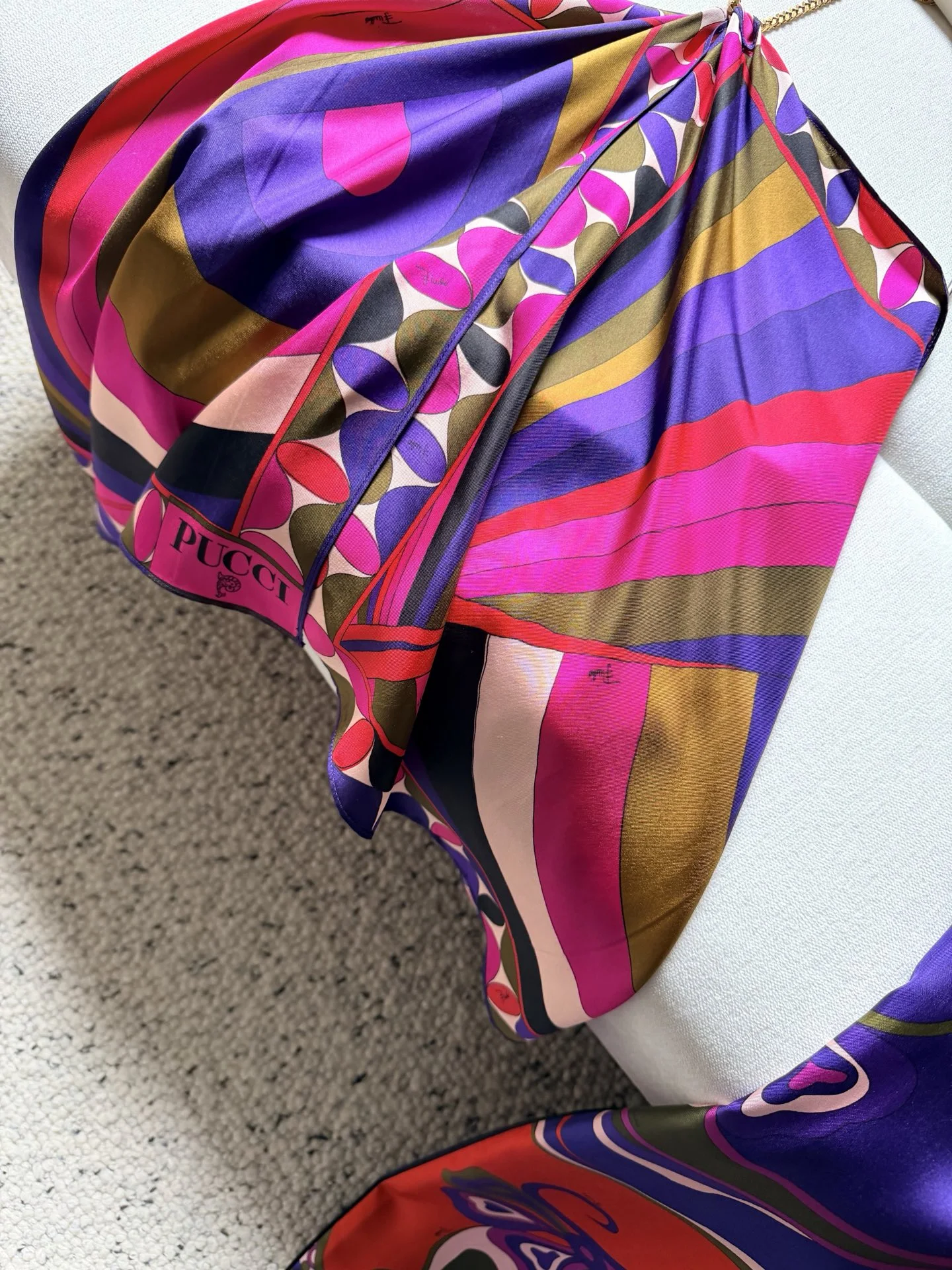 PUCCI Vests Silk Purple-Pink One Size C25202609060936 - Image 8