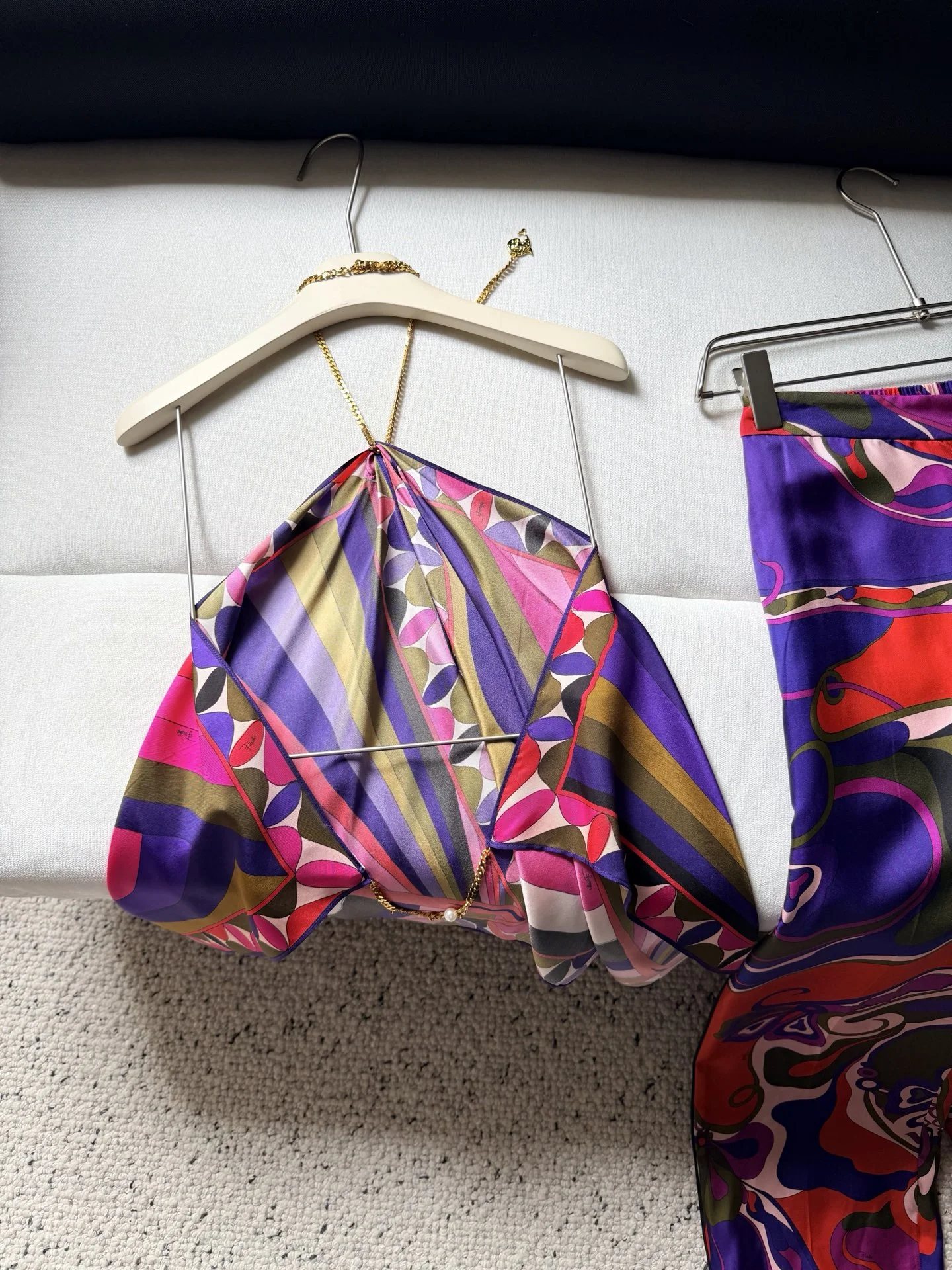 PUCCI Vests Silk Purple-Pink One Size C25202609060936 - Image 9