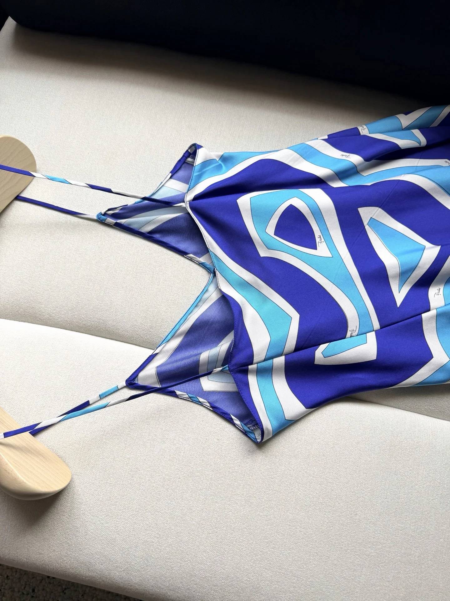 PUCCI Vests Silk Twill Blue-White 36-42 C25202609062416 - Image 5