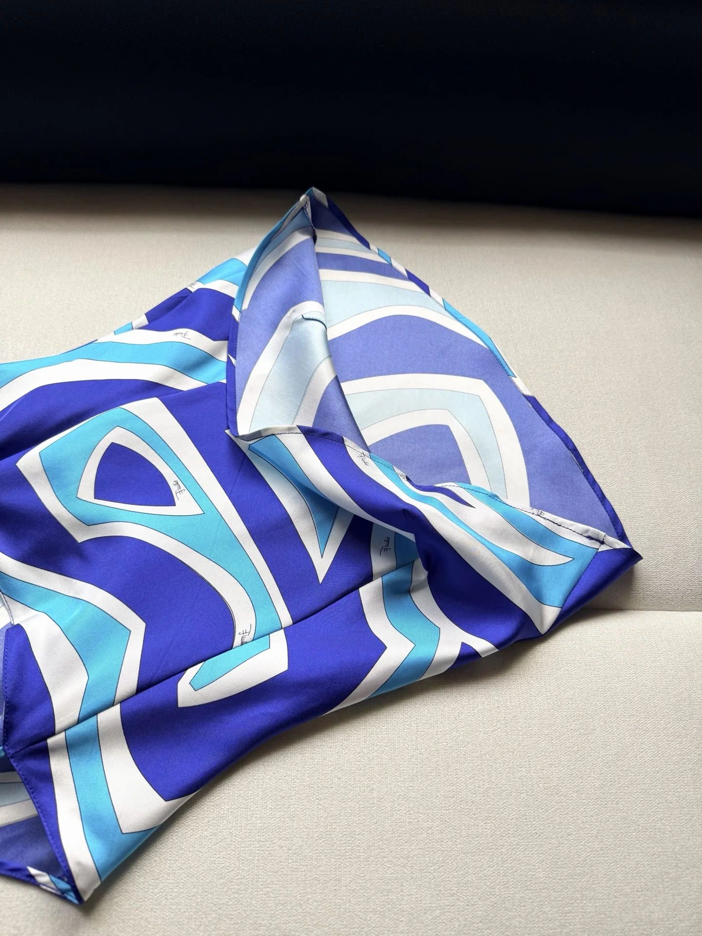 PUCCI Vests Silk Twill Blue-White 36-42 C25202609062416 - Image 7