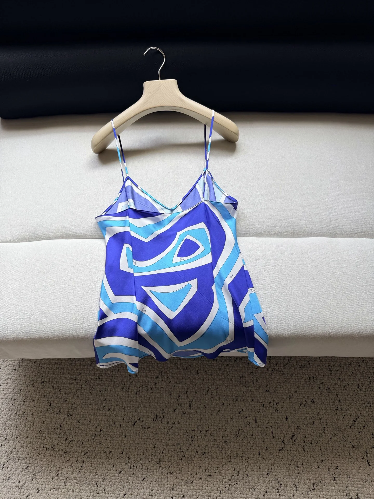 PUCCI Vests Silk Twill Blue-White 36-42 C25202609062416 - Image 9