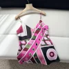 PUCCI Vests Silk Twill Pink-Green 36-42 C25202609063509