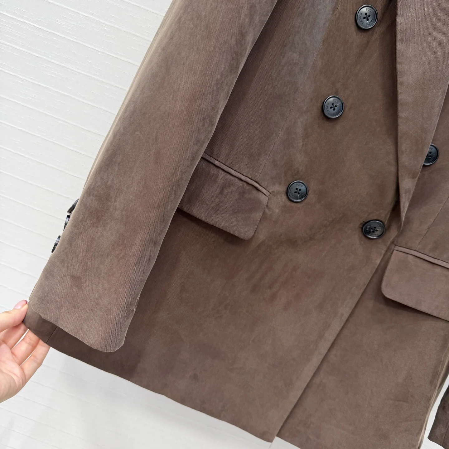 RALPH LAUREN Jackets Cupro Brown S C60202609062710 - Image 4