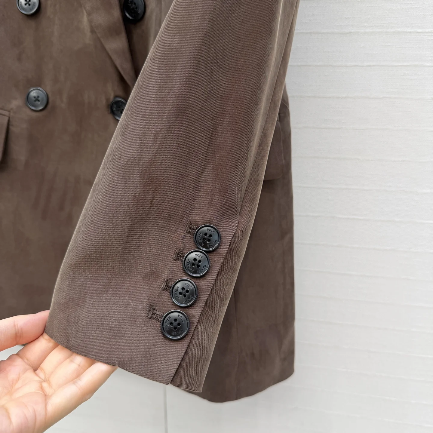 RALPH LAUREN Jackets Cupro Brown S C60202609062710 - Image 8