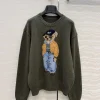 RALPH LAUREN Sweaters Cotton Green-Brown S B90202609062742