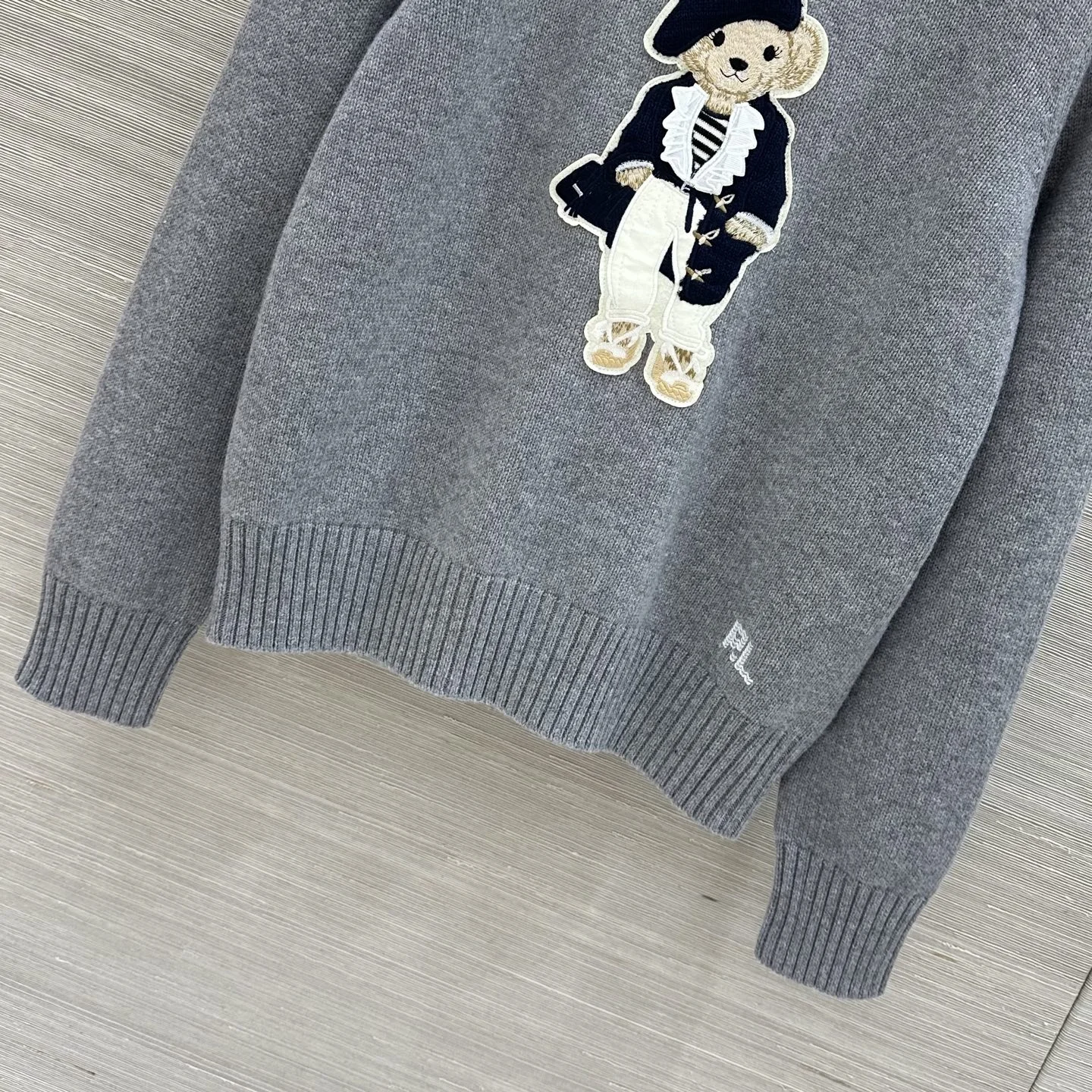 RALPH LAUREN Sweaters Cotton Yarn Grey M B45202609061179 - Image 5