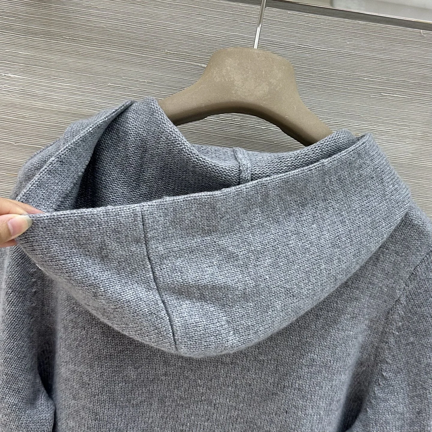 RALPH LAUREN Sweaters Cotton Yarn Grey M B45202609061179 - Image 9