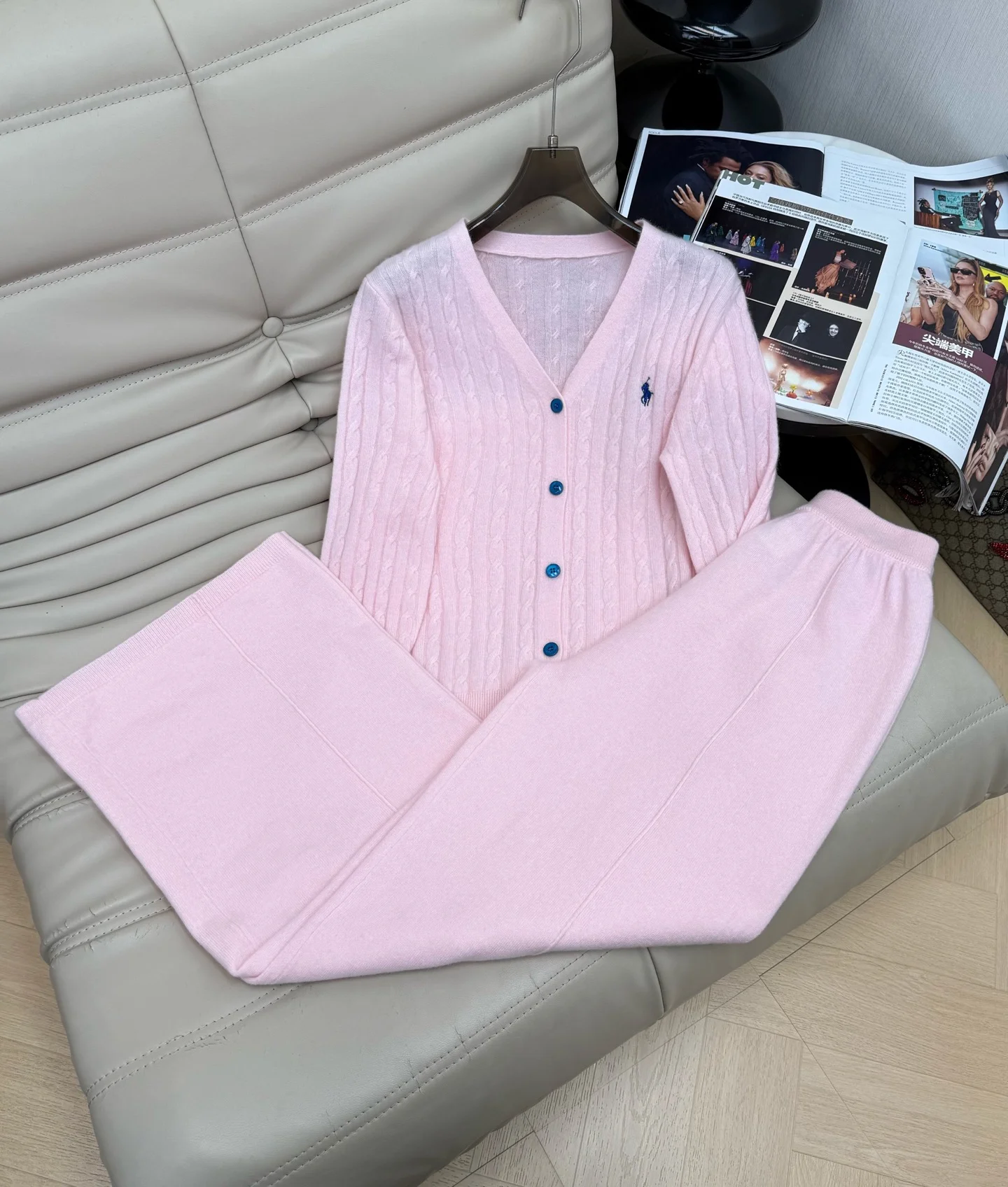 RALPH LAUREN Sweaters Pink-Blue S-L B60202609060250