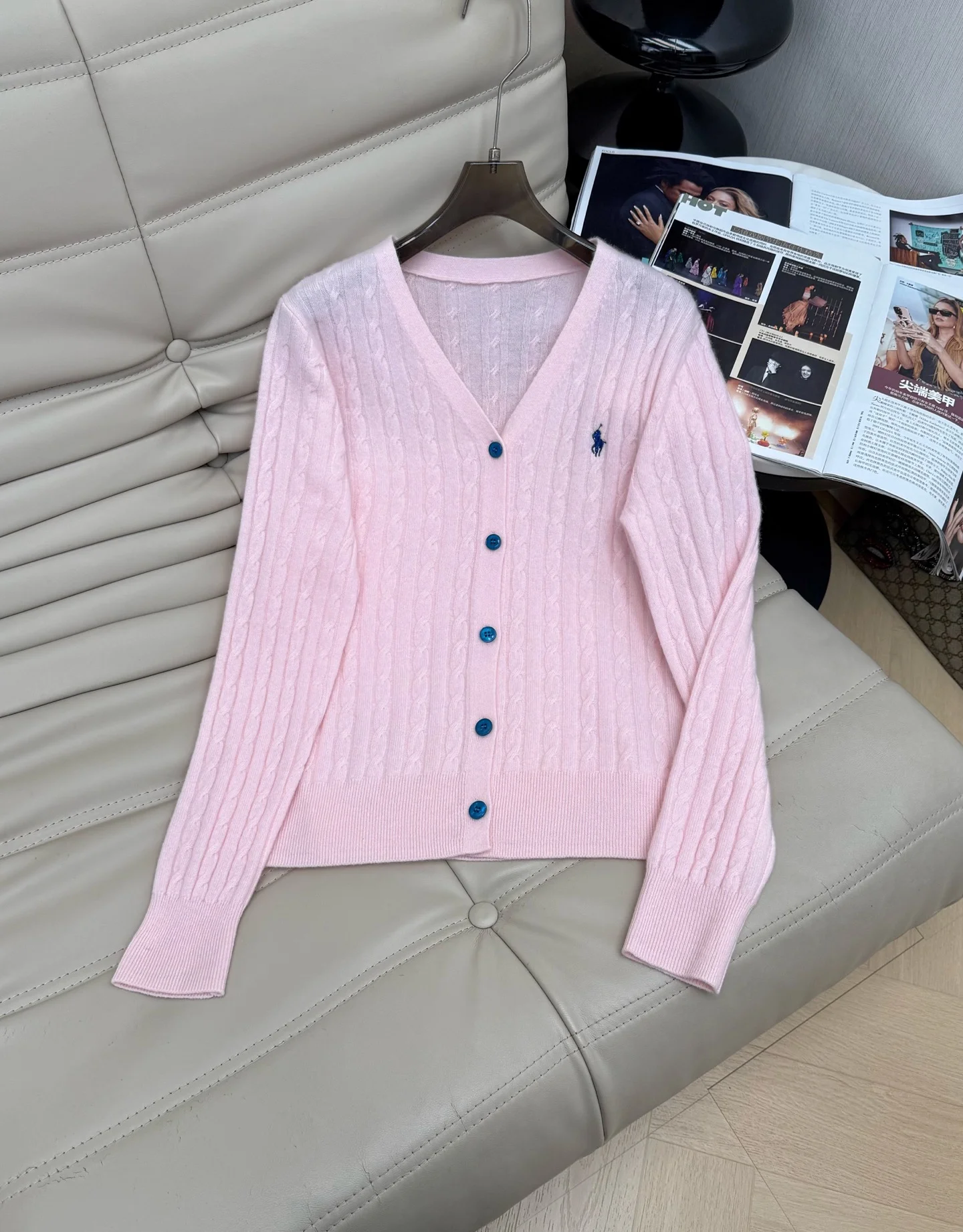 RALPH LAUREN Sweaters Pink-Blue S-L B60202609060250 - Image 2