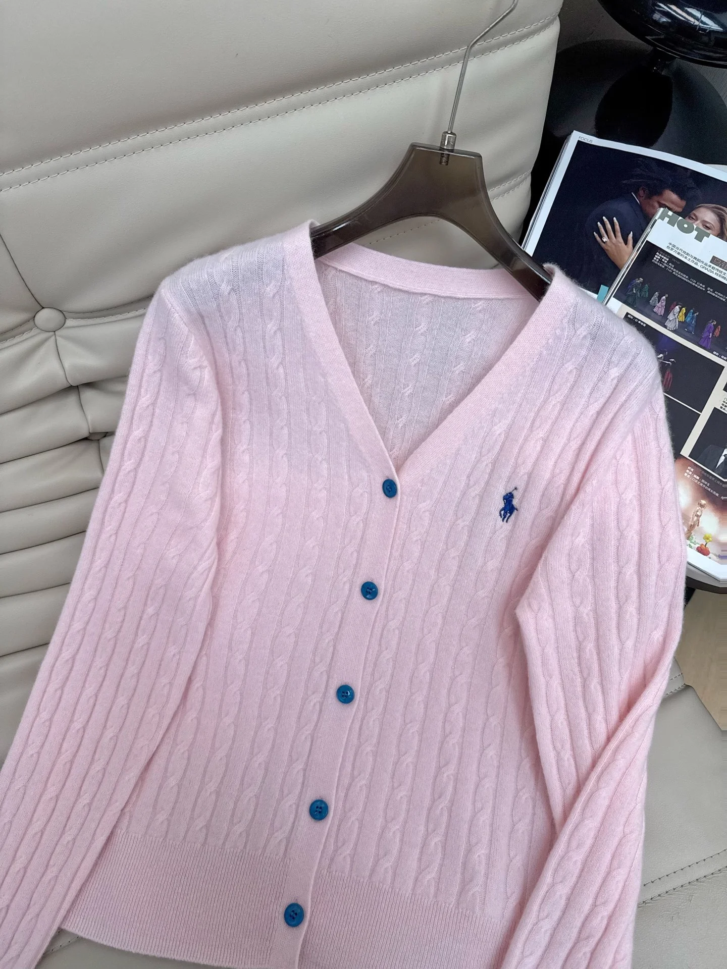 RALPH LAUREN Sweaters Pink-Blue S-L B60202609060250 - Image 3
