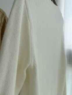 Alternative view of RALPH LAUREN Sweaters White-Tan S-L C20202609063560