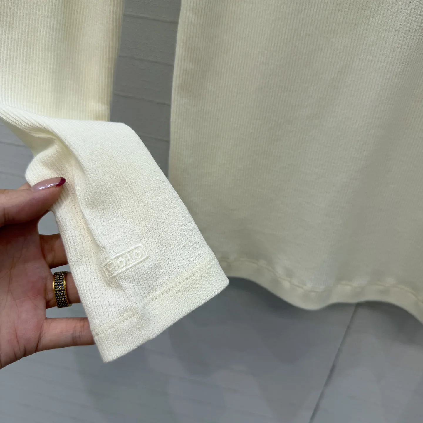 RALPH LAUREN T-shirts Cotton Cream S-L B20202609061281 - Image 5
