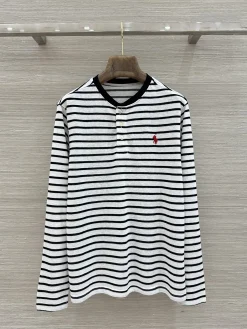 Alternative view of RALPH LAUREN T-shirts Linen Cotton Pink-Blue-Black S-L A70202609062060