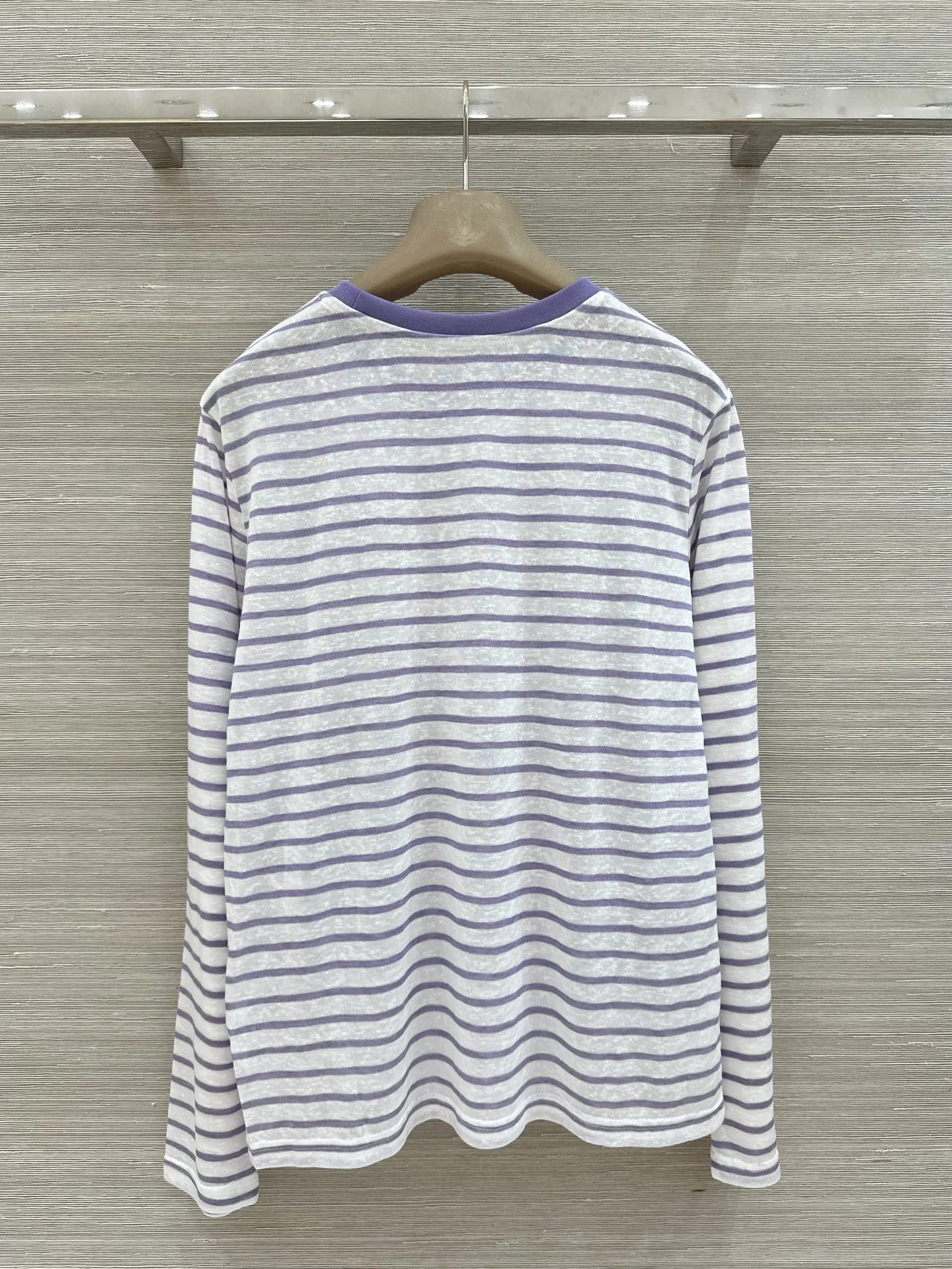 RALPH LAUREN T-shirts Linen Cotton White-Purple S-L A65202609062062 - Image 9