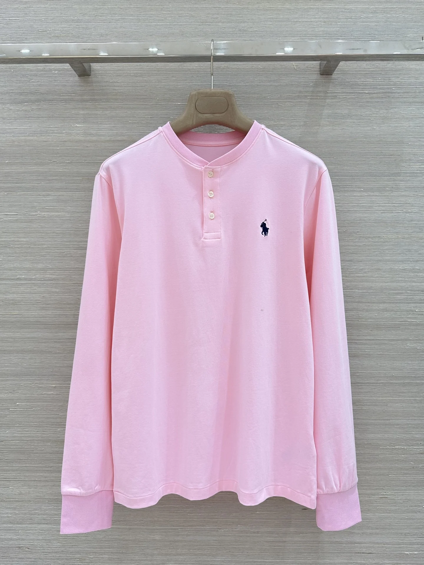RALPH LAUREN T-shirts Pure Cotton Pink-Navy S-L A70202609062080