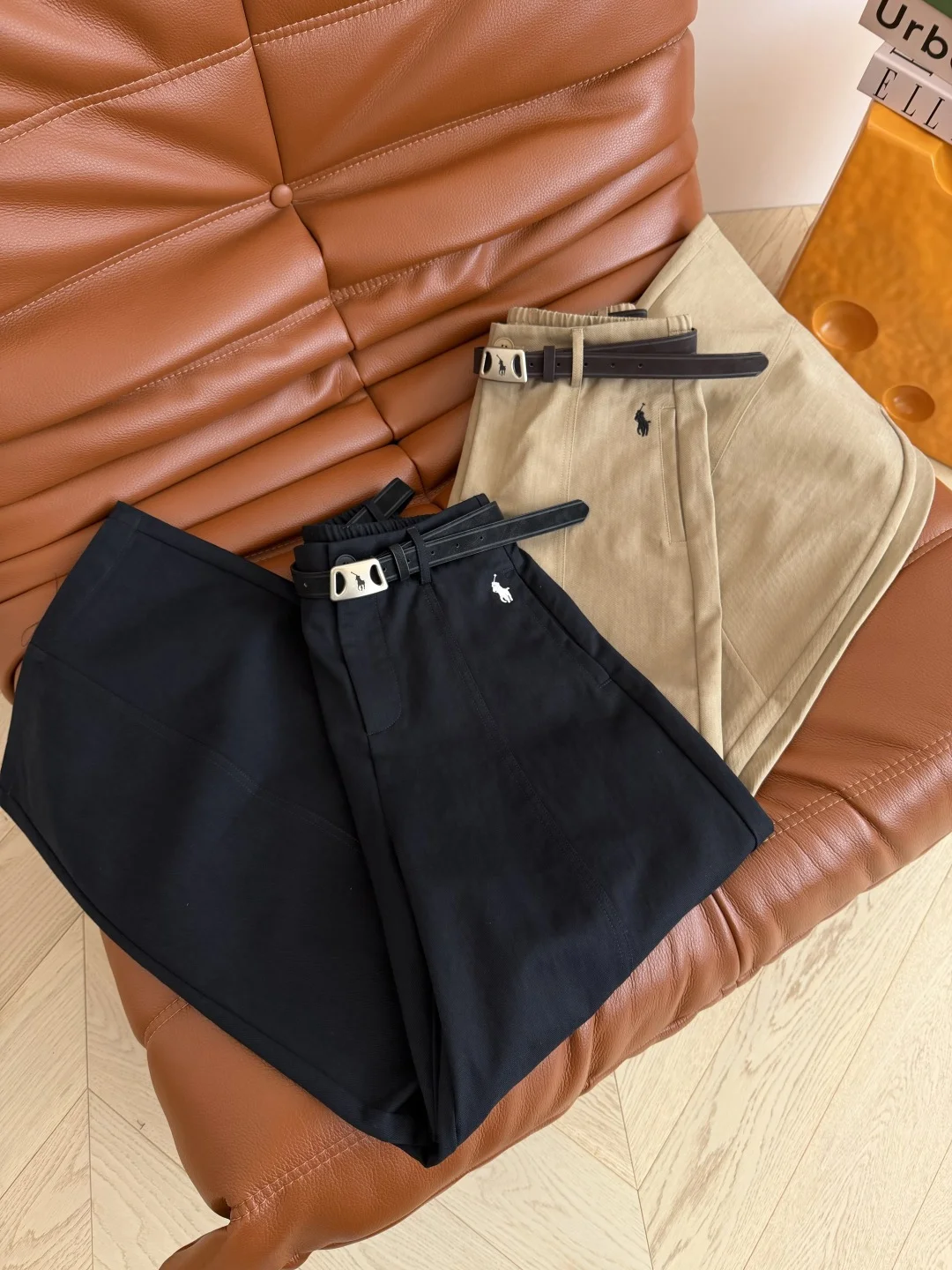 RALPH LAUREN Trousers Black-Khaki S-L B75202609061386