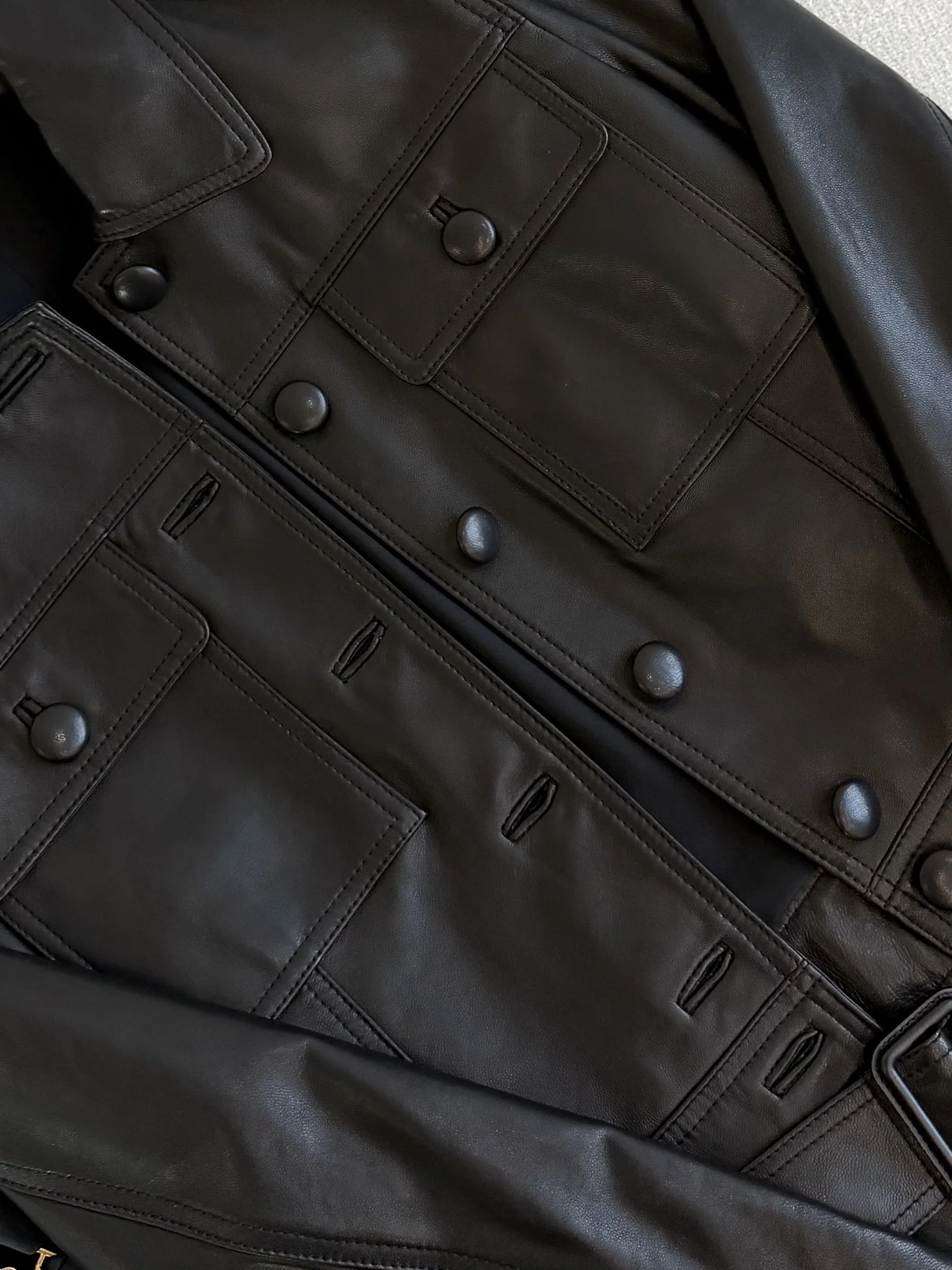 SAINT LAURENT Jackets Black S-L A040202609062004 - Image 4
