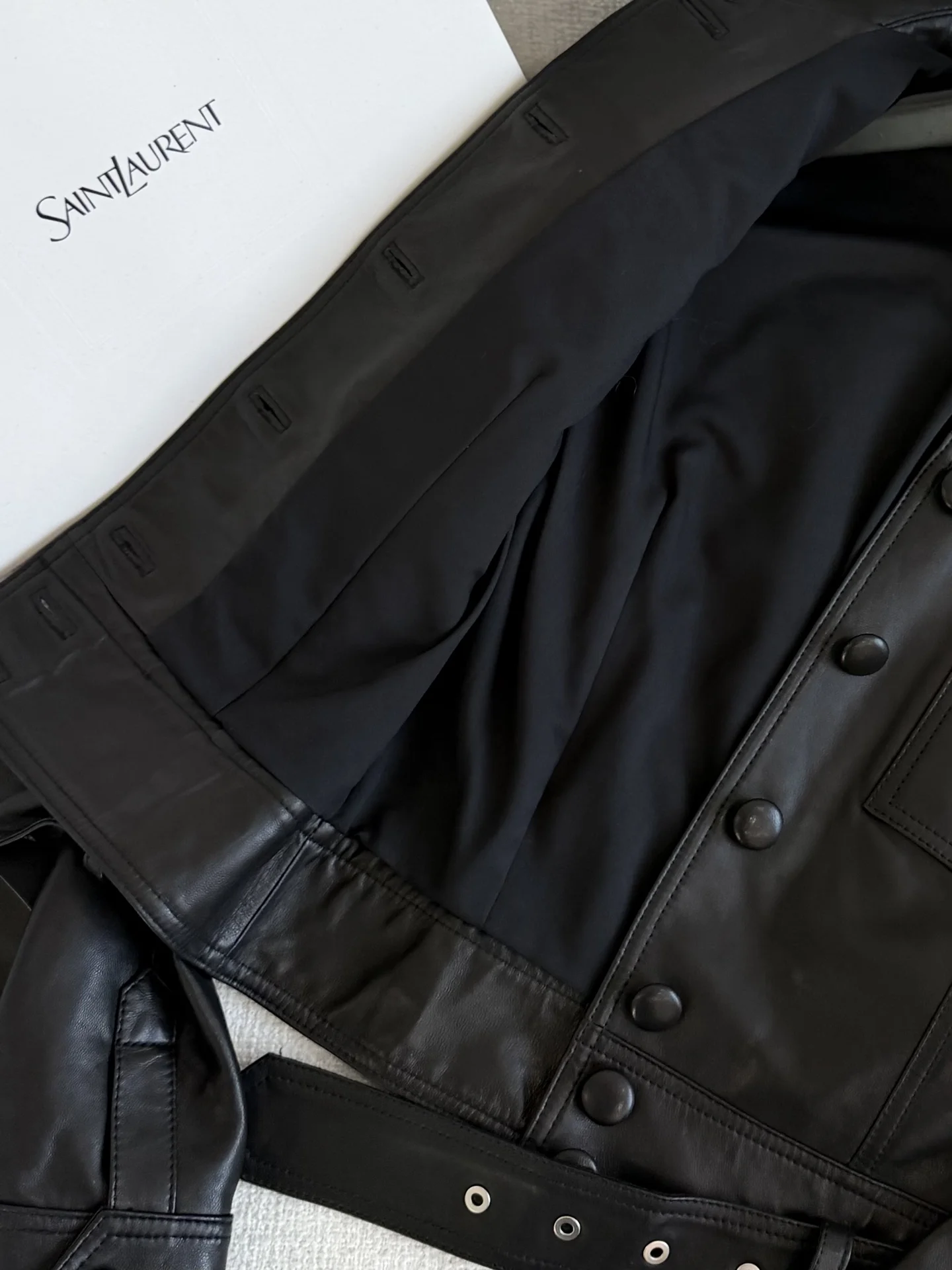 SAINT LAURENT Jackets Black S-L A040202609062004 - Image 5
