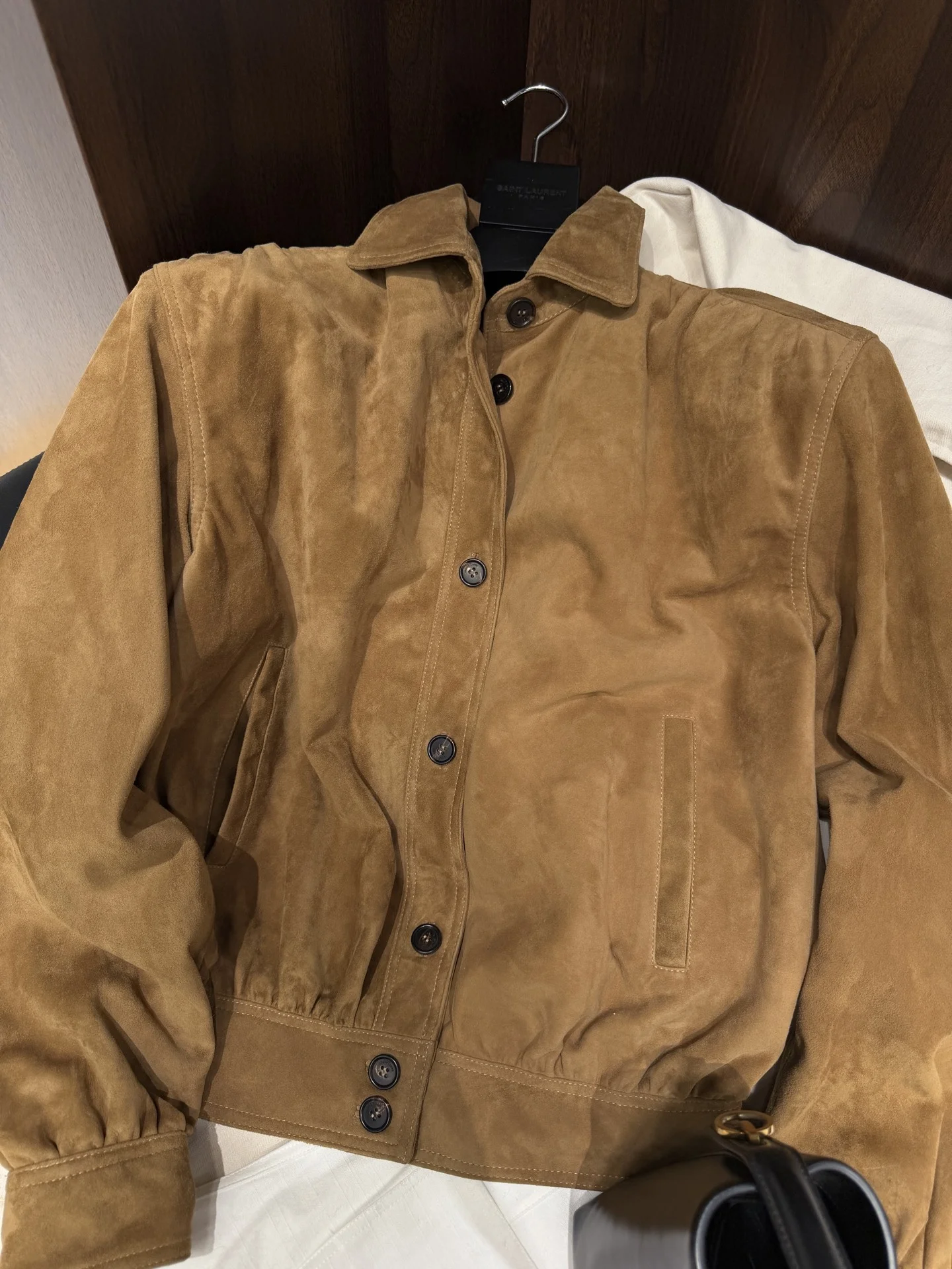 SAINT LAURENT Jackets Brown S-L A250202609063083