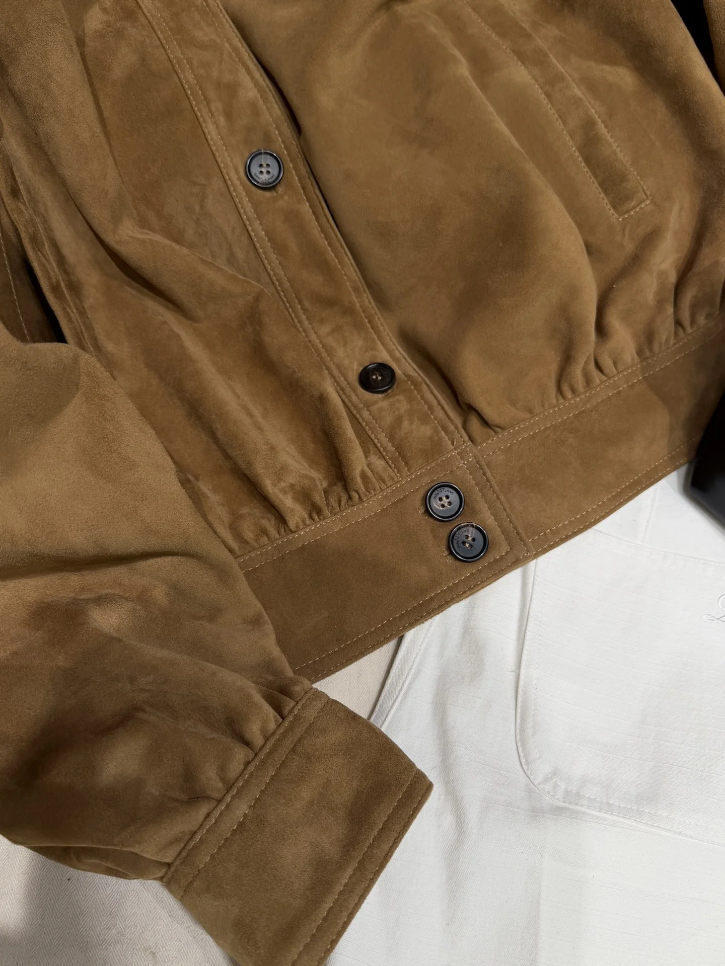 SAINT LAURENT Jackets Brown S-L A250202609063083 - Image 3
