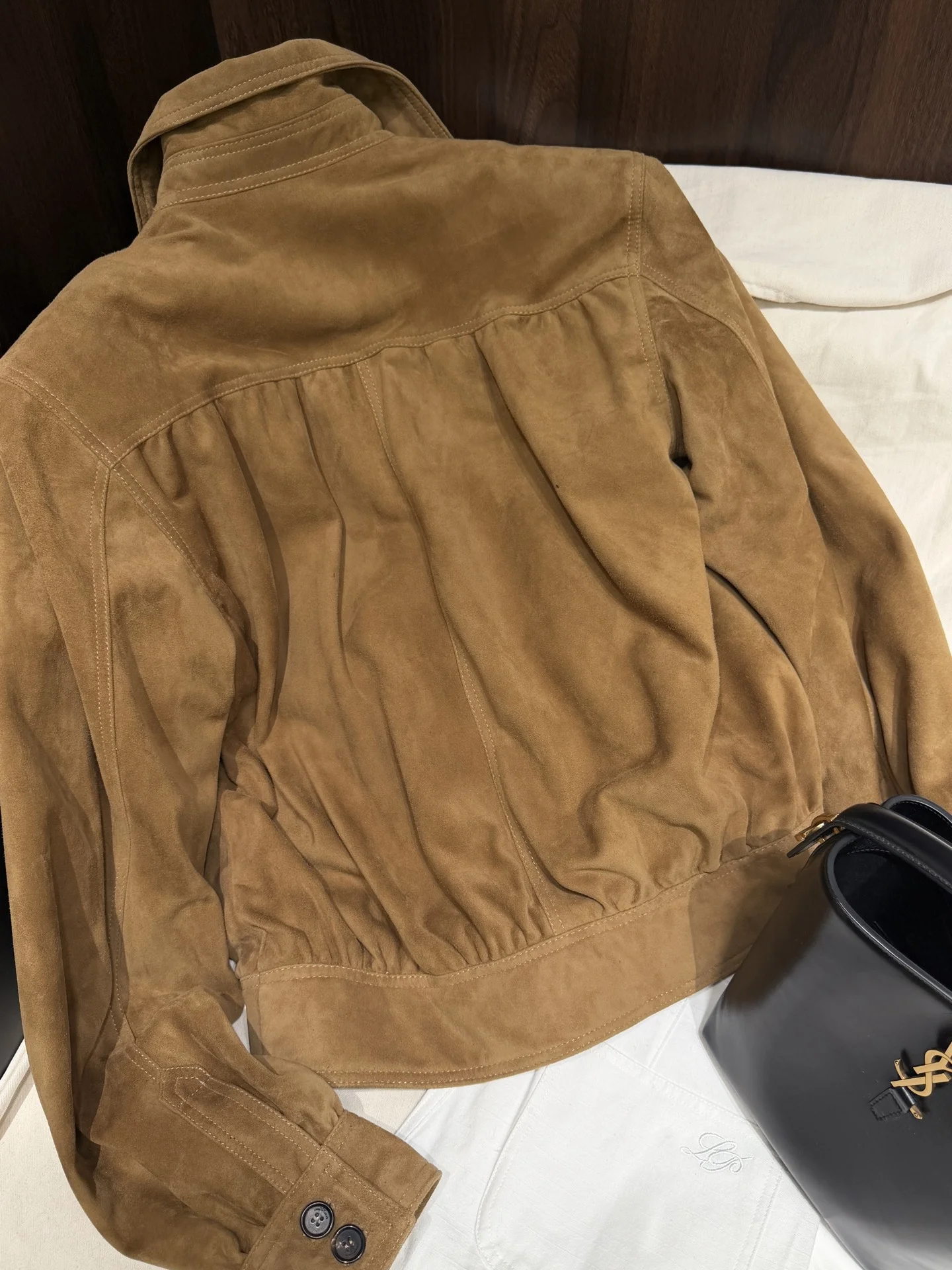 SAINT LAURENT Jackets Brown S-L A250202609063083 - Image 5