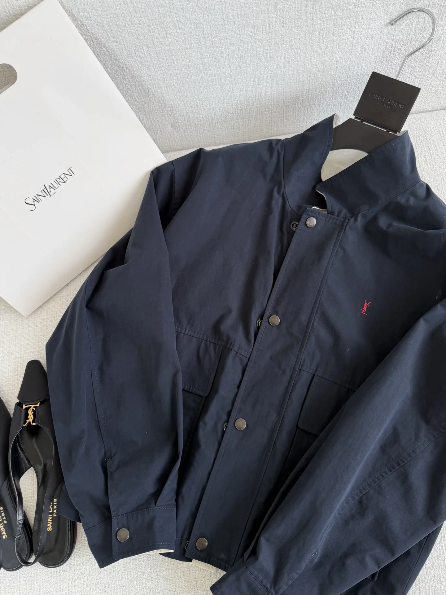SAINT LAURENT Jackets Navy-Red S-L D95202609062002