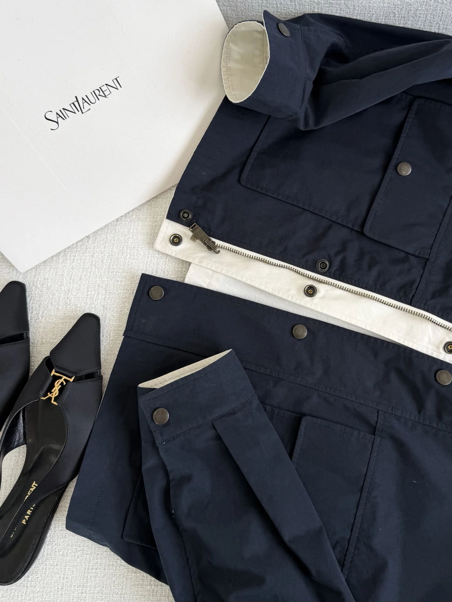 SAINT LAURENT Jackets Navy-Red S-L D95202609062002 - Image 6