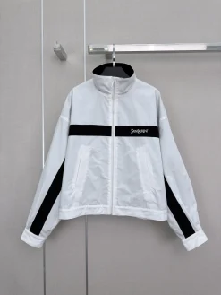 SAINT LAURENT Jackets White-Black S-L C20202609061959